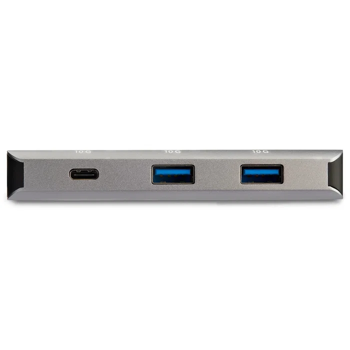 StarTech.com Hub USB-C 3 Puertos con Ethernet Gigabit - HB31C2A1CGB - USB 3.2 Gen 2 (10 Gbps) - 2x USB-A, 1x USB-C, Alimentación 15W, Plug & Play, Compacto, Windows, Mac