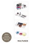 Confortime Bandeja Organizador, 30 cm de ancho x 17 cm de largo x 2.6 cm de alto, color blanco, plástico resistente (12 Unidades)