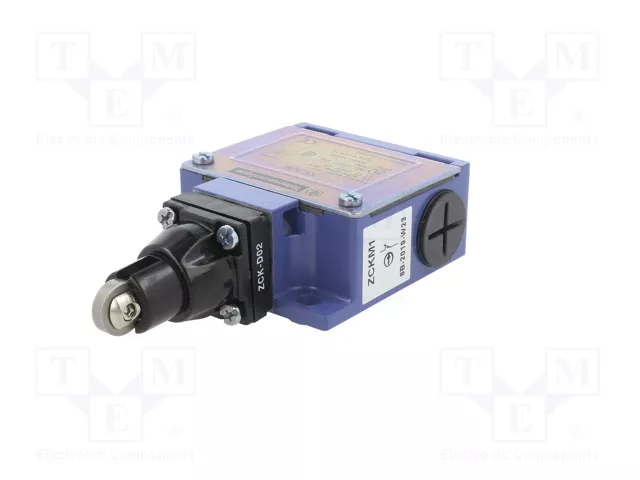 TELEMECANIQUE SENSORS XCKM102 Interruptor de fin de carrera con roldana metálica Ø12mm TELEMECANIQUE SENSORS XCKM102 Interruptor de fin de carrera con roldana metálica Ø12mm