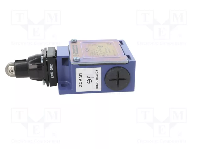 TELEMECANIQUE SENSORS XCKM102 Interruptor de fin de carrera con roldana metálica Ø12mm TELEMECANIQUE SENSORS XCKM102 Interruptor de fin de carrera con roldana metálica Ø12mm