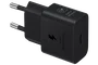 Samsung Cargador 25W EP-T2510XBEGEU con cable USB-C Negro