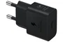 Samsung EP-T2510 Adaptador de Corriente 25W Carga Súper Rápida USB-C GaN Compacto, Negro - Cargador Rápido para Smartphone Galaxy y Dispositivos Compatibles