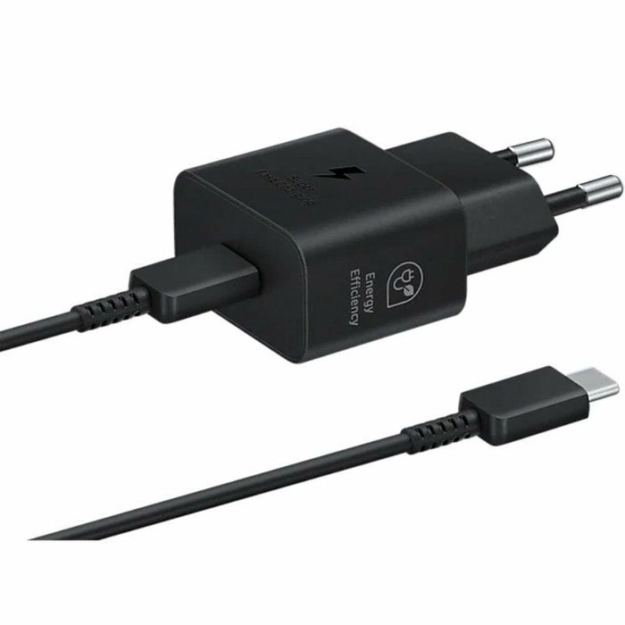 Samsung Cargador 25W EP-T2510XBEGEU con cable USB-C Negro