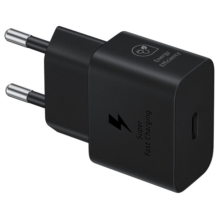 Samsung Cargador 25W EP-T2510XBEGEU con cable USB-C Negro