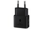 Samsung Cargador 25W EP-T2510XBEGEU con cable USB-C Negro