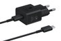 Samsung Cargador 25W EP-T2510XBEGEU con cable USB-C Negro
