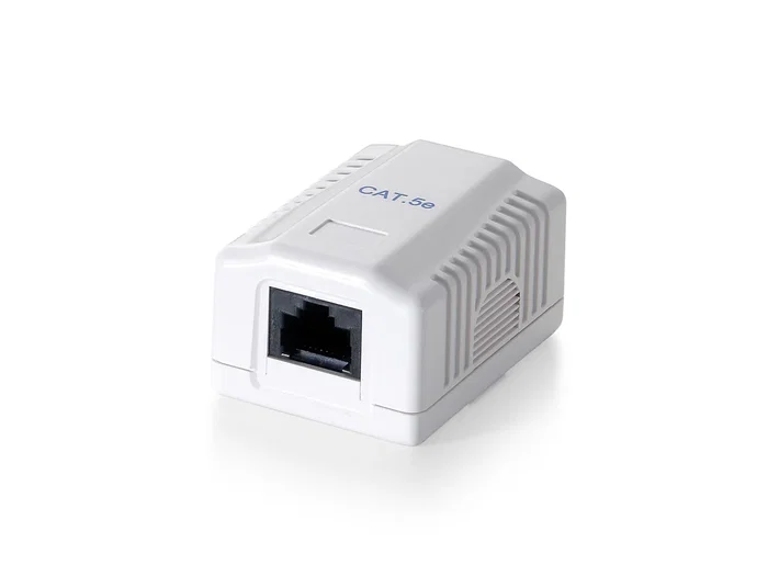 Equip 235211 Toma de Superficie RJ-45 Blanco - 1 Puerto Hembra, Categoría 6, Terminal IDC/LSA, Contactos Bañados
