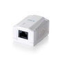 Equip Roseta de Superficie Cat. 6 UTP 1 Puerto Hembra RJ45 Blanco