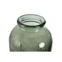 DKD Home Decor Jarrón de Cristal Reciclado Verde Rayado 72x30x30 cm