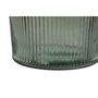 DKD Home Decor Jarrón de Cristal Reciclado Verde Rayado 72x30x30 cm