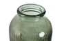 DKD Home Decor Db408 Jarrón Urban Verde Cristal Reciclado Rayado 30 x 72 x 30 cm