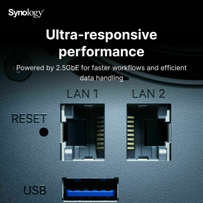 Synology DiskStation DS925+ NAS de 4 bahías con 4GB DDR4