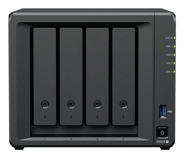 Synology DiskStation DS925+ NAS de 4 bahías con 4GB DDR4
