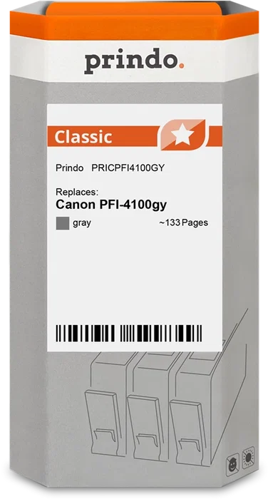 Prindo Cartucho de tinta Gris PRICPFI4100GY Classic Prindo Cartucho de tinta Gris PRICPFI4100GY Classic