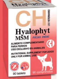 CHEMICAL IBERICA VET Hyalophyt MSM Razas Mini 90 Comprimidos