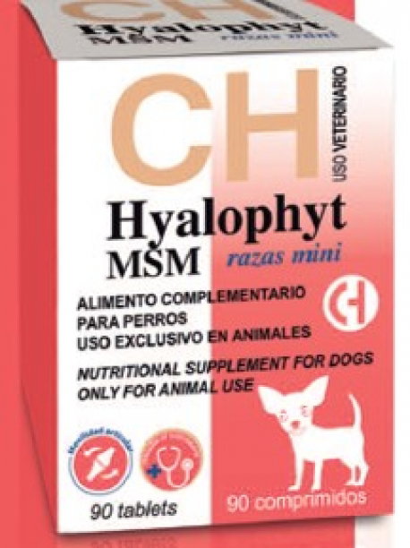 CHEMICAL IBERICA VET Hyalophyt MSM Razas Mini 90 Comprimidos