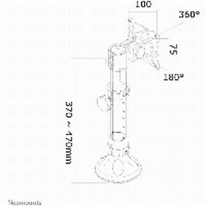 Soporte TV Neomounts FPMA-D025BLACK 10" 30" 12 kg Soporte TV Neomounts FPMA-D025BLACK 10" 30" 12 kg