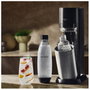 SodaStream DUO Negro y Acero Inoxidable con Botella de Vidrio 1 L
