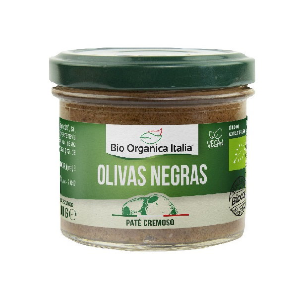 BIO ORGANICA ITALIA Paté de Aceitunas Negras BIO 100 gr BIO ORGANICA ITALIA Paté de Aceitunas Negras BIO 100 gr