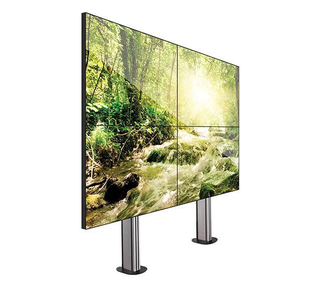 B-Tech BT8380-JPK Kit de Placa de Unión para Columnas, Negro