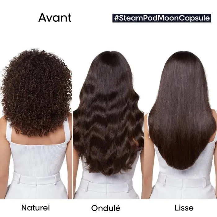 Steampod 4.0 Edición Limitada Moon Capsule - Plancha-rizador de vapor - Placa cerámica de alta resistencia - L'Oréal Professionnel P