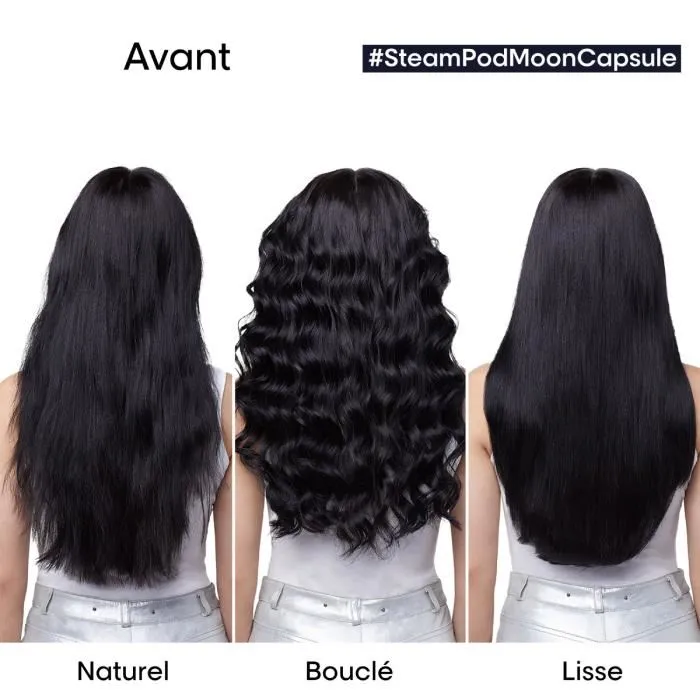 Steampod 4.0 Edición Limitada Moon Capsule - Plancha-rizador de vapor - Placa cerámica de alta resistencia - L'Oréal Professionnel P