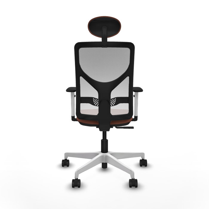 PIQUERAS Y CRESPO Silla de oficina Motilla con mecanismo Sincro, Marrón y Blanco PIQUERAS Y CRESPO Silla de oficina Motilla con mecanismo Sincro, Marrón y Blanco