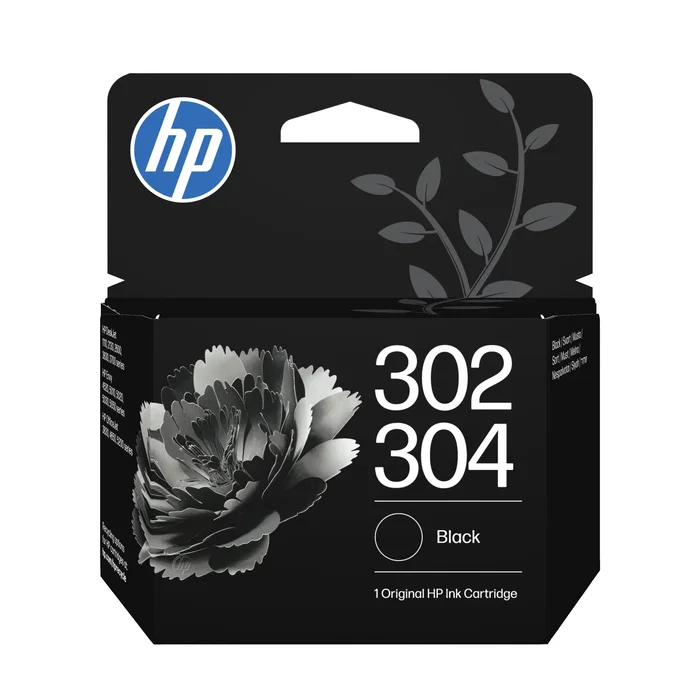 HP Cartucho de Tinta Original 302/304 Negro HP Cartucho de Tinta Original 302/304 Negro
