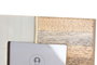 DKD Home Decor Set de 3 Marcos de Fotos de Resina y Mango, 19x2x24 cm, Blanco