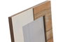 DKD Home Decor Set de 3 Marcos de Fotos de Resina y Mango, 19x2x24 cm, Blanco