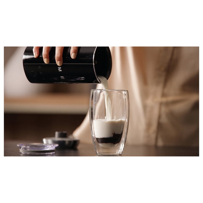 Smeg MFF02BLEU Espumador y Calentador de Leche Automático Negro