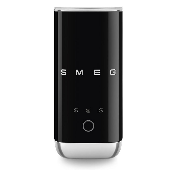 Smeg MFF02BLEU Espumador y Calentador de Leche Automático Negro
