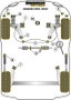 Powerflex Silentblock del travesaño delantero PFF85-250