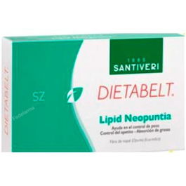 SANTIVERI Dietabelt Sazia Lipid Neopuntia Fibra de Nopal Control de Peso Vegano 30 Comp