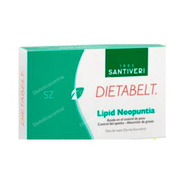 SANTIVERI Dietabelt Sazia Lipid Neopuntia Fibra de Nopal Control de Peso Vegano 30 Comp