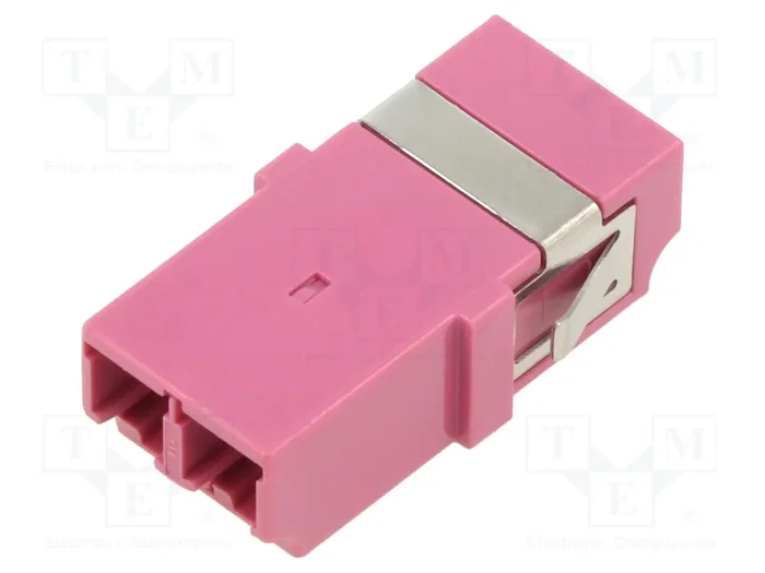 LogiLink Adaptador de Fibra LC Duplex, 12 piezas, sin brida, violeta LogiLink Adaptador de Fibra LC Duplex, 12 piezas, sin brida, violeta