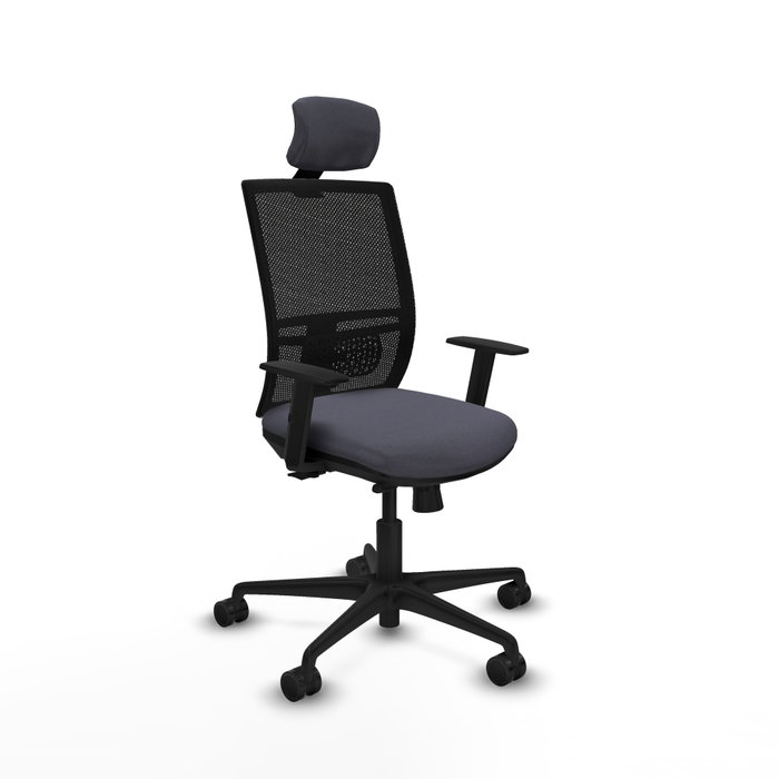 PIQUERAS Y CRESPO Silla de oficina Yunquera Gris oscuro/Negro PIQUERAS Y CRESPO Silla de oficina Yunquera Gris oscuro/Negro