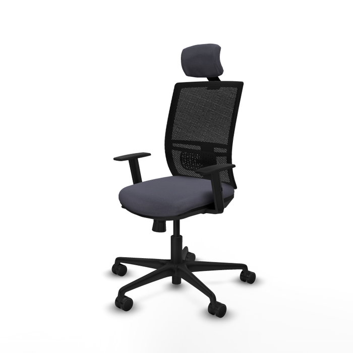 PIQUERAS Y CRESPO Silla de oficina Yunquera Gris oscuro/Negro PIQUERAS Y CRESPO Silla de oficina Yunquera Gris oscuro/Negro
