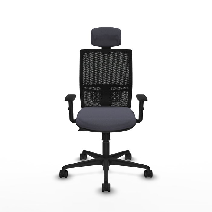 PIQUERAS Y CRESPO Silla de oficina Yunquera Gris oscuro/Negro PIQUERAS Y CRESPO Silla de oficina Yunquera Gris oscuro/Negro