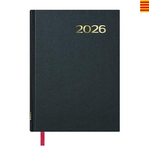 Dohe Agenda Anual SÍNTEX 14x20 cm DP Negro 2026 Catalán Dohe Agenda Anual SÍNTEX 14x20 cm DP Negro 2026 Catalán