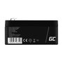 Green Cell Batería AGM VRLA 12V 3.4Ah Libre de Mantenimiento