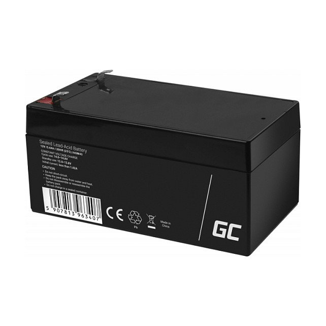 Green Cell Batería AGM VRLA 12V 3.4Ah Libre de Mantenimiento
