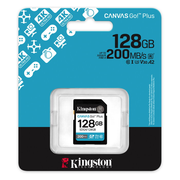 Kingston Canvas Go! Plus 128GB SDXC