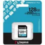 Kingston SDG4/128GB Tarjeta de Memoria 128GB SDXC Clase 10 U3 V30 Velocidad de Lectura 200MB/s
