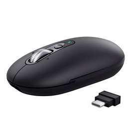 Trust Ratón Gaming Seron Slim Multi Inalámbrico (RF/Bluetooth) 3200 DPI Ambidiestro Negro - 7 Botones, Recargable