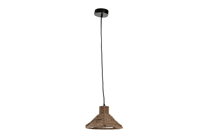 DKD Home Decor Lámpara Techo Mediterraneo Marron Cuerda 24 x 15 x 24 cm (4 Unidades) DKD Home Decor Lámpara Techo Mediterraneo Marron Cuerda 24 x 15 x 24 cm (4 Unidades)