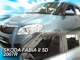Heko Deflectores de Ventanilla Ref. 28322 para Skoda Fabia II