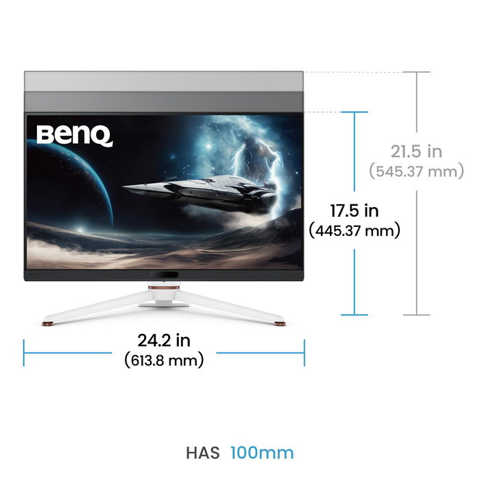 BenQ MOBIUZ EX271U Monitor Gaming 27'' 4K 165Hz IPS
