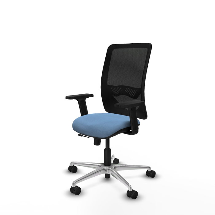 PIQUERAS Y CRESPO Silla de oficina Zulema Azul cielo y Negro PIQUERAS Y CRESPO Silla de oficina Zulema Azul cielo y Negro