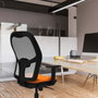 PIQUERAS Y CRESPO Silla de oficina Jorquera con mecanismo Sincro, Crema y Gris